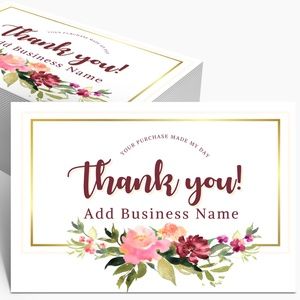 Thank You Cards with Personalization